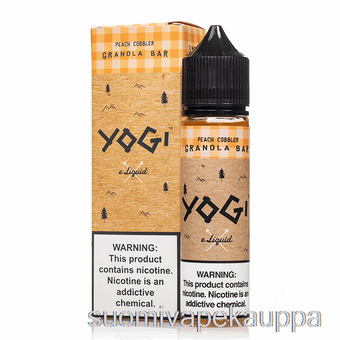 Vape Nesteet Persikka Suutarin Granolapatukka - Yogi E-neste - 60ml 3mg